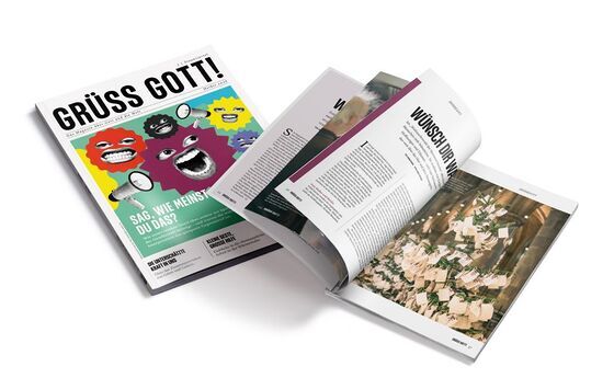 Die Herbst-Ausgabe des GRÜSS GOTT!-Magazins erscheint Mitte Oktober..