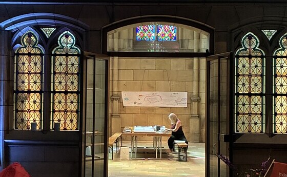 Spektakelrast: Kreativstation in der Turmkapelle des Mariendoms