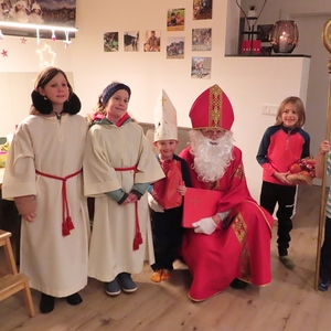 Nikolaus besuchte die Familien