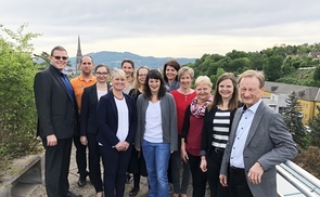 Die MitarbeiterInnen des Diözesanen Personalservice und der Personalabteilung im Pastoralamt mit ihrem zukünftigen Chef Mag. David Stadlbauer (li).