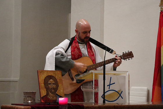 Pfarrer Mag. Samuel Ebner von der Altkatholischen Kirche in Linz