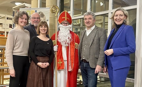 Besuch vom SEI SO FREI-Nikolaus an der KU Linz