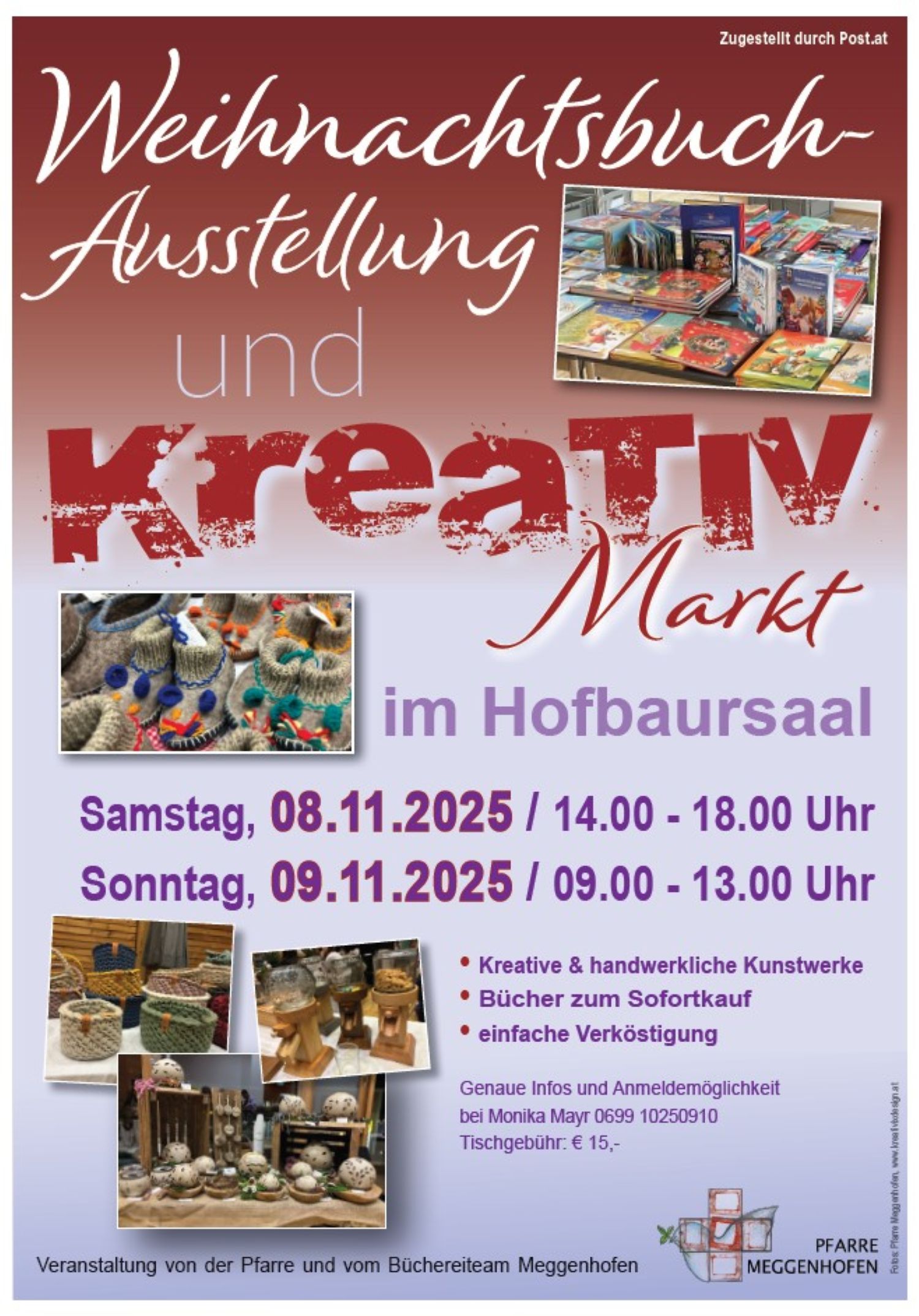 Weihnachtsbuchausstellung und Kreativmarkt