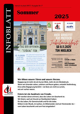 Titelbild Infoblatt Sommer 2025