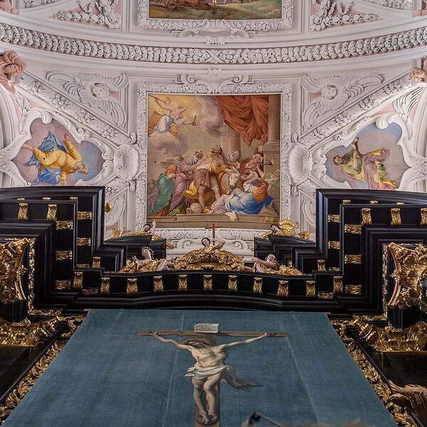 Kunst in der Pfarrkirche Garsten / © Isiwal/commons.wikimedia.org/CC BY-SA 3.0 AT (Link zur Lizenz: https://creativecommons.org/licenses/by-sa/3.0/at/deed.de) Kunst in der Pfarrkirche Garsten