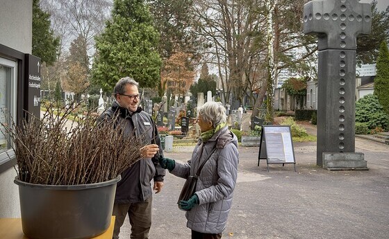 Von der heiligen Barbara am St. Barbara-Friedhof