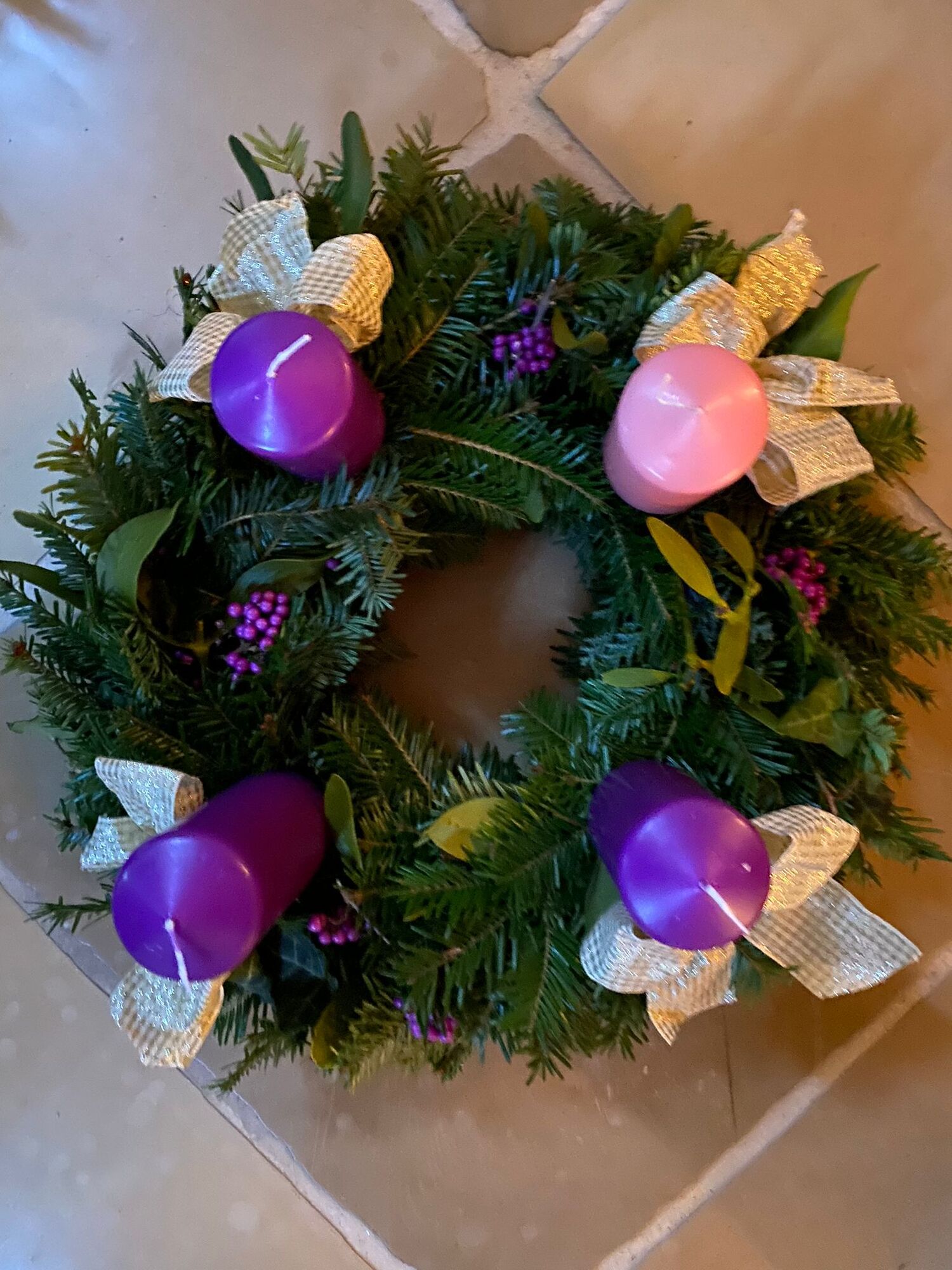 Adventkranzbinden