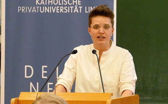 Anna-Nicole Heinrich, Präses der 13. Synode der Evangelischen Kirche in Deutschland (EKD).