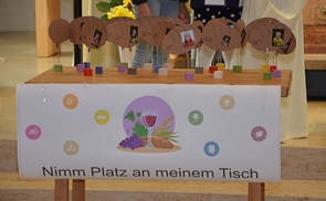 Vorstellung der Erstkommunionkinder. 